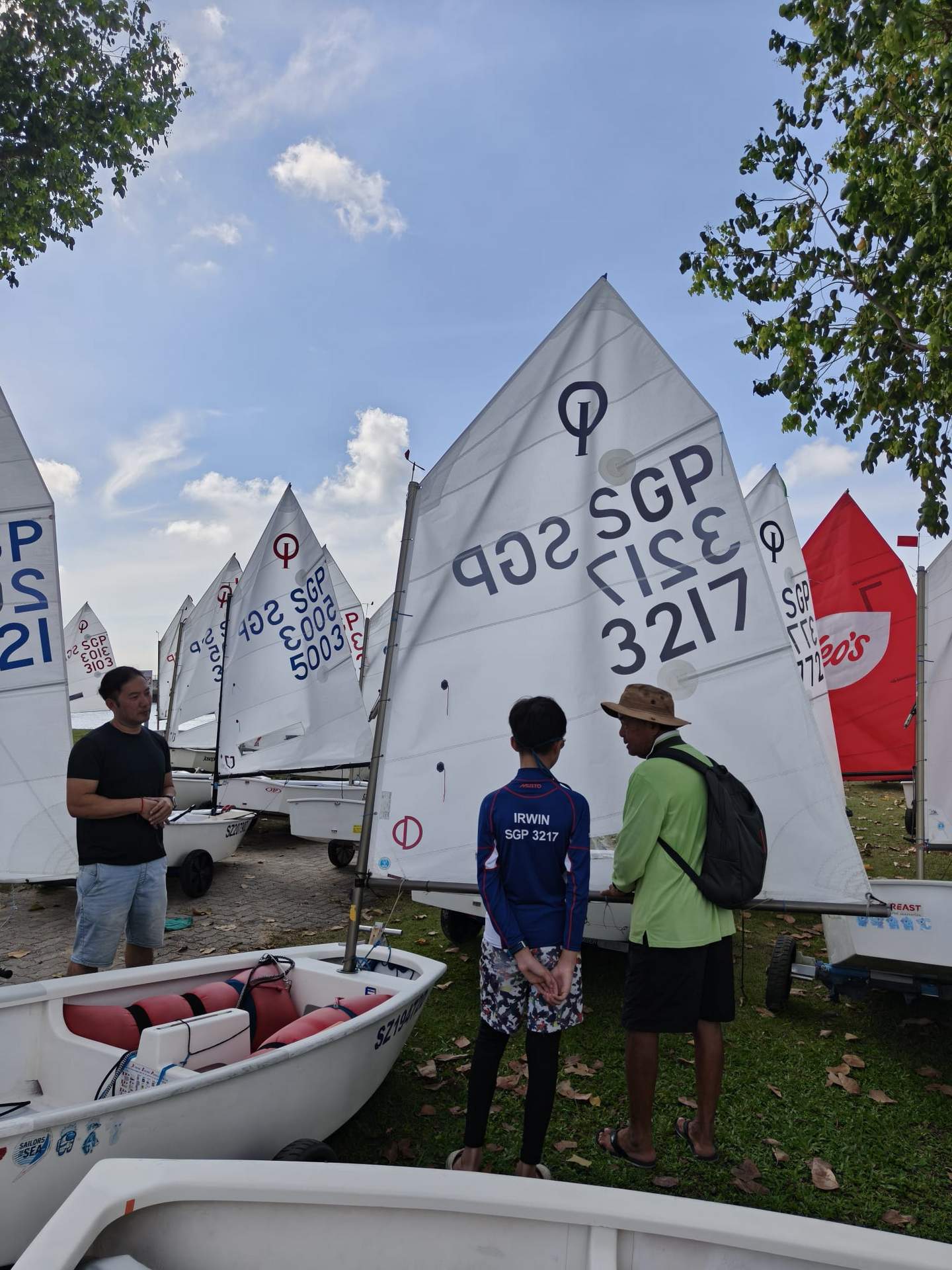 Mr Kee with Coach Low